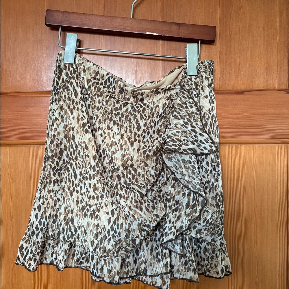 Zara Animal Print Pencil Skirt